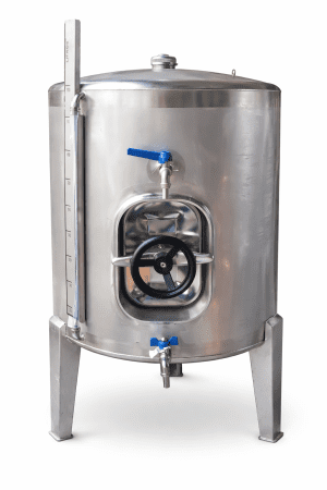 Depósito 100 L almacenamiento para vino o aceite