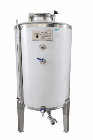 Depósito 500 L almacenamiento puerta arriba